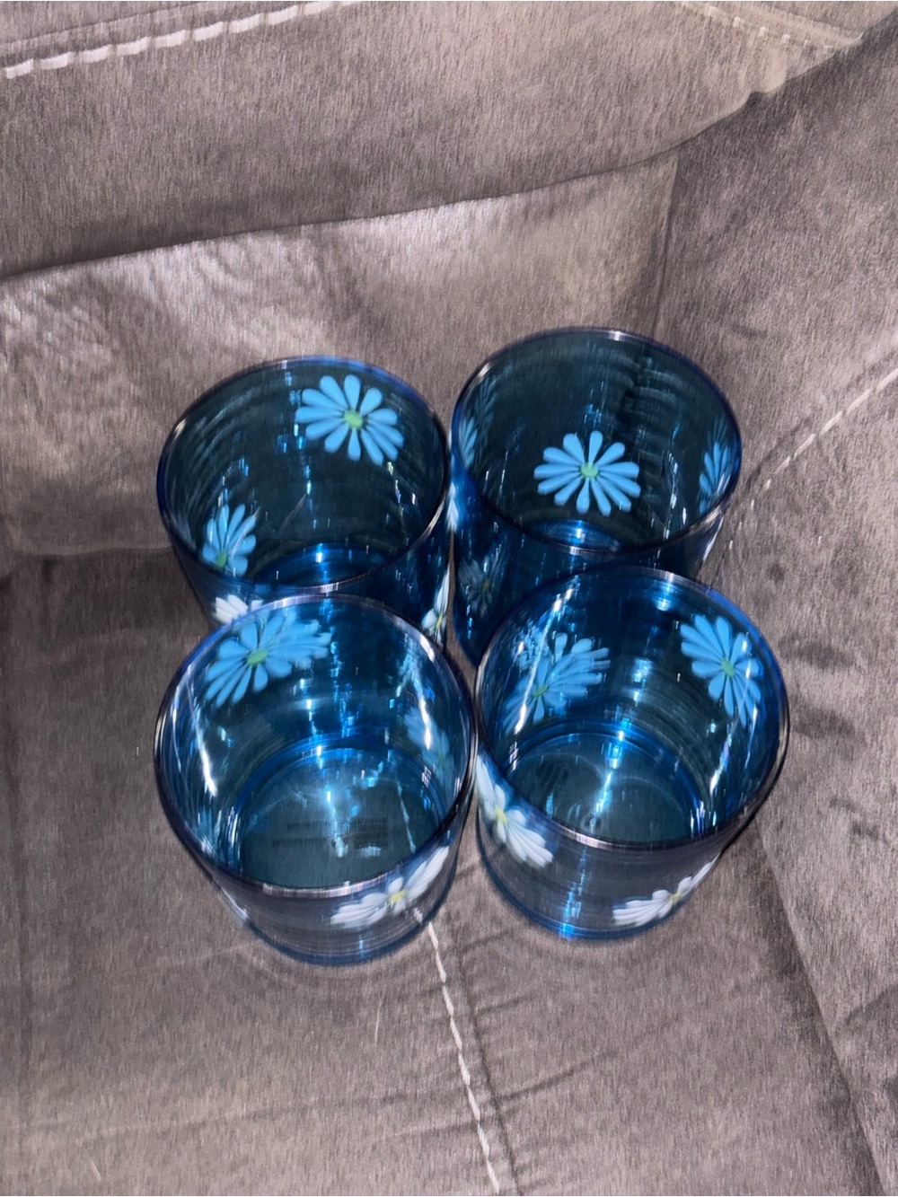 Blue Daisy Tumblers - Home Accents - Picture 3 of 3